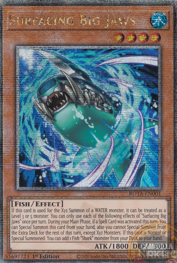 Surfacing Big Jaws - ROTA-EN001 - Quarter Century Secret Rare 1