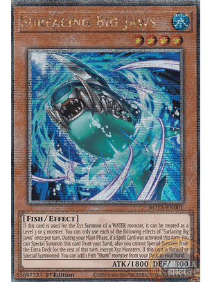 Surfacing Big Jaws - ROTA-EN001 - Quarter Century Secret Rare