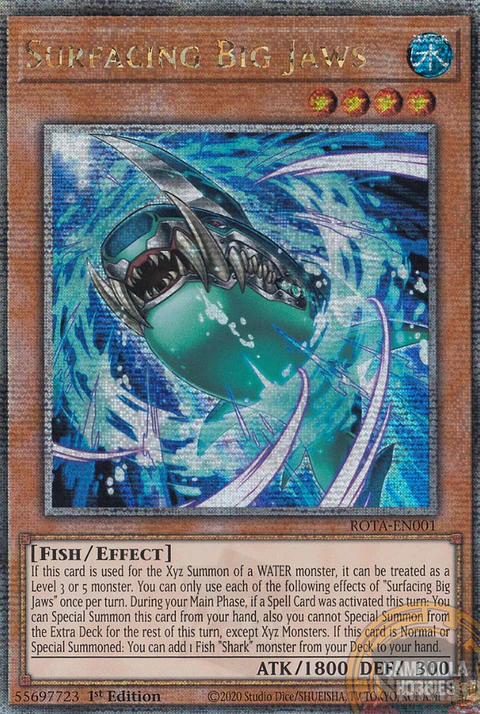 Surfacing Big Jaws - ROTA-EN001 - Quarter Century Secret Rare