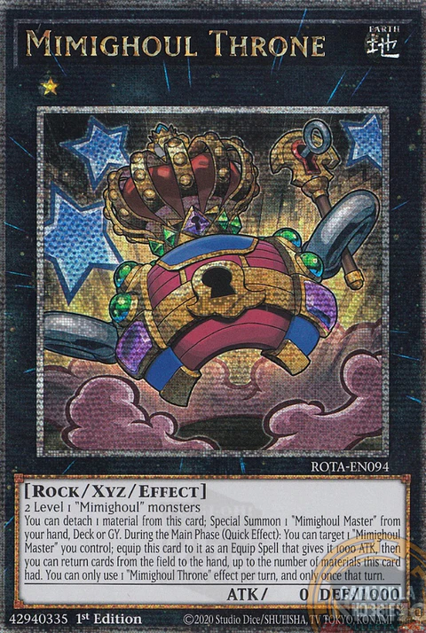 Mimighoul Throne - ROTA-EN094 - Quarter Century Secret Rare