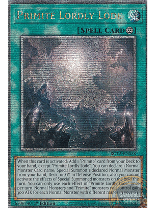 Primite Lordly Lode - ROTA-EN058 - Quarter Century Secret Rare
