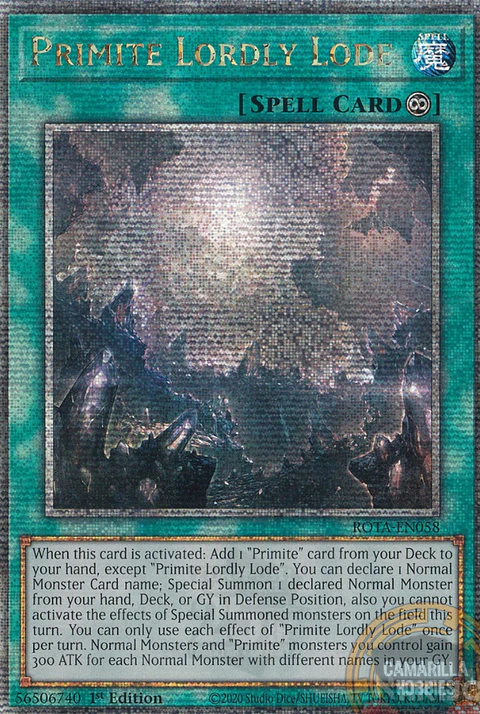 Primite Lordly Lode - ROTA-EN058 - Quarter Century Secret Rare