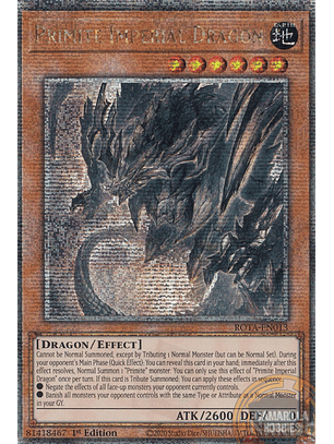 Primite Imperial Dragon - ROTA-EN013 - Quarter Century Secret Rare