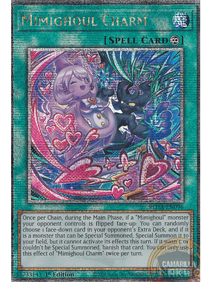 Mimighoul Charm - ROTA-EN096 - Quarter Century Secret Rare