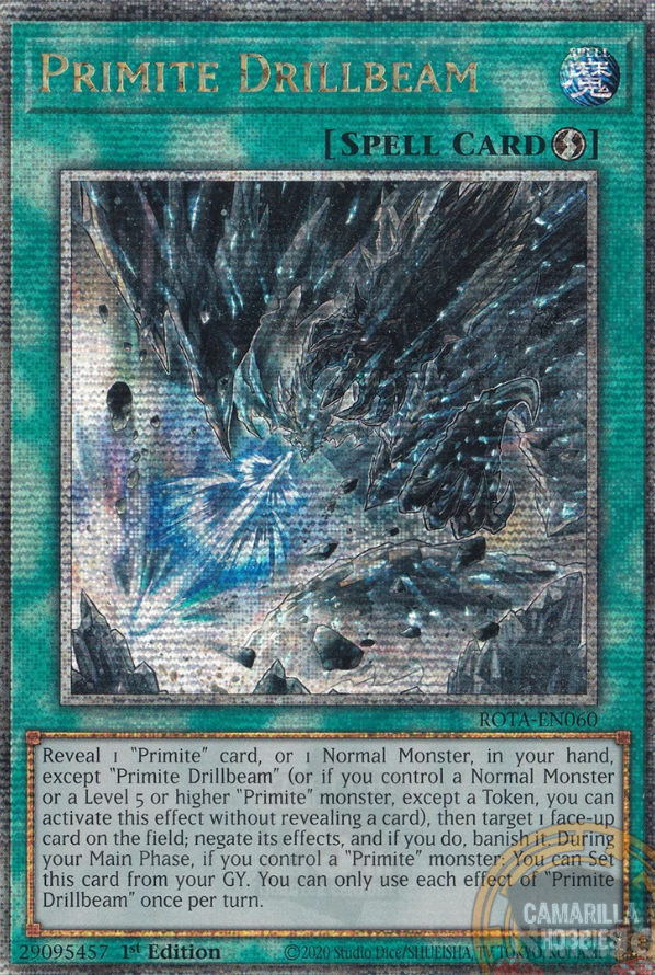 Primite Drillbeam - ROTA-EN060 - Quarter Century Secret Rare 1