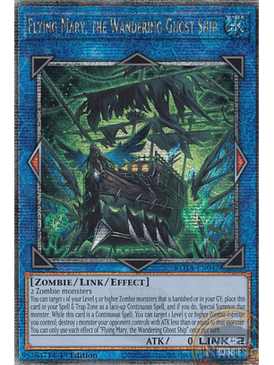 Flying Mary, the Wandering Ghost Ship - ROTA-EN047 - Quarter Century Secret Rare