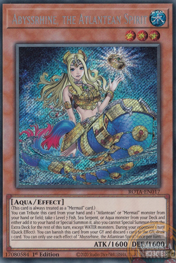 Abyssrhine, the Atlantean Spirit - ROTA-EN017 - Secret Rare 1