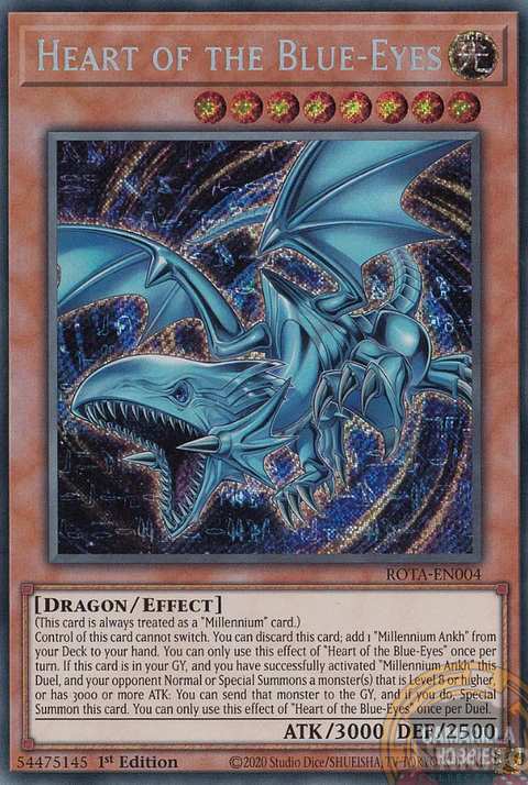Heart of the Blue-Eyes - ROTA-EN004 - Secret Rare 