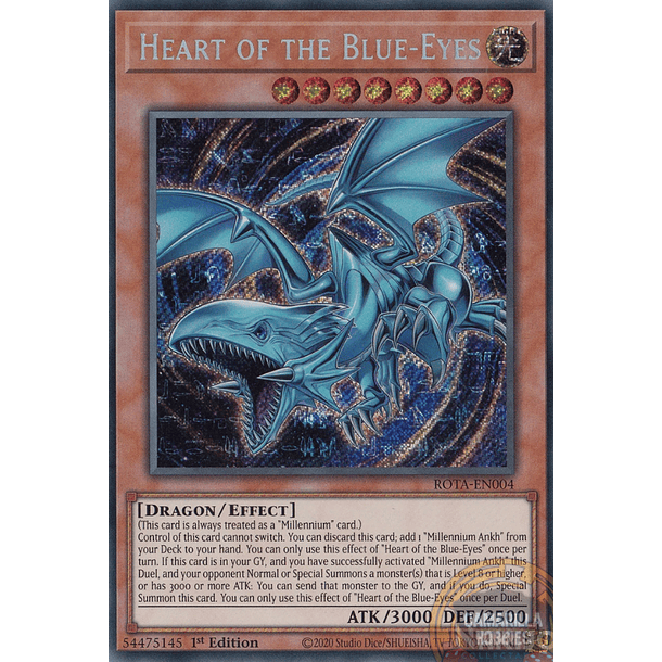 Heart of the Blue-Eyes - ROTA-EN004 - Secret Rare 