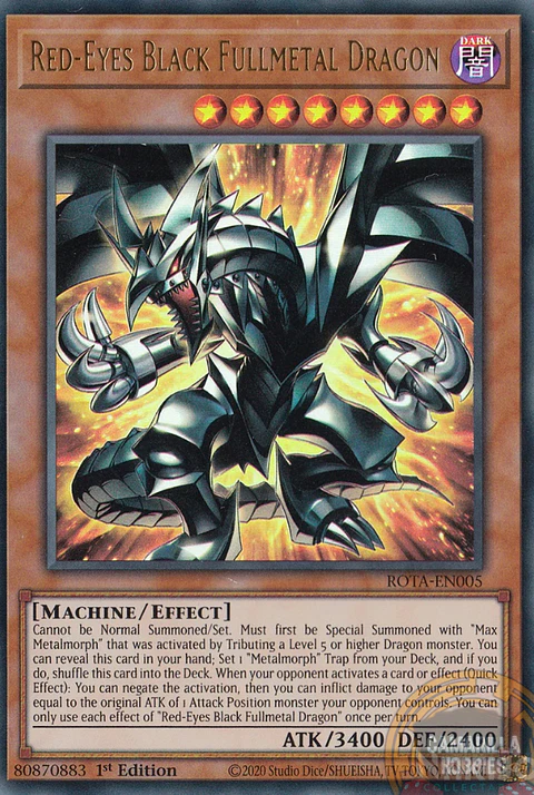 Red-Eyes Black Fullmetal Dragon - ROTA-EN005 - Ultra Rare