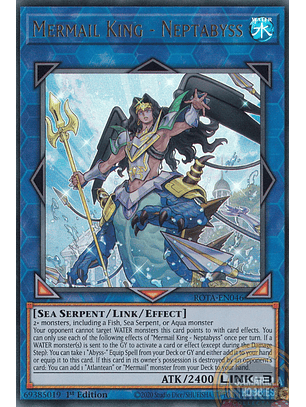Mermail King - Neptabyss - ROTA-EN046 - Ultra Rare