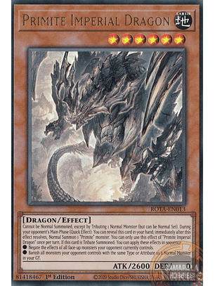 Primite Imperial Dragon - ROTA-EN013 - Ultra Rare