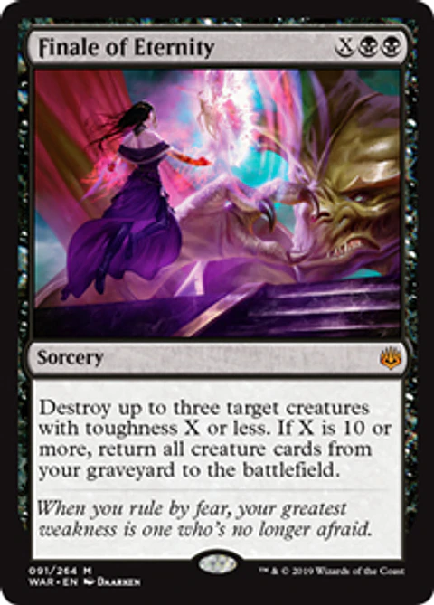 Finale of Eternity  - WAR - M 