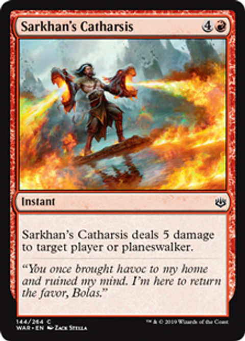 Sarkhan's Catharsis - WAR - C 