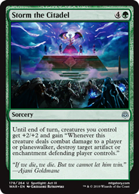 Storm the Citadel - WAR - u 