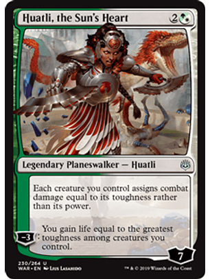 Huatli, the Sun's Heart - WAR - U 