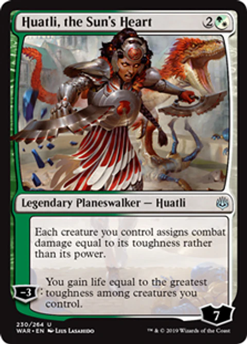 Huatli, the Sun's Heart - WAR - U 