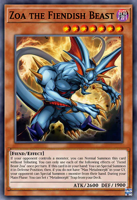 Zoa the Fiendish Beast - ROTA-EN007 - Common 