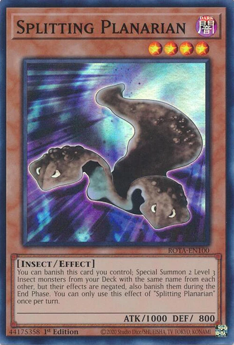Splitting Planarian - ROTA-EN100 - Super Rare 