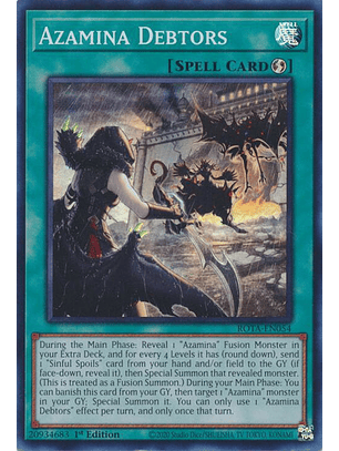 Azamina Debtors - ROTA-EN054 - Super Rare