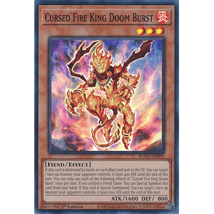 Cursed Fire King Doom Burst - ROTA-EN099 - Super Rare 