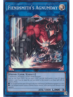 Fiendsmith's Agnumday - ROTA-EN045 - Super Rare 
