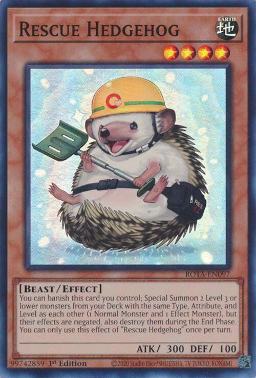 Rescue Hedgehog - ROTA-EN097 - Super Rare  1