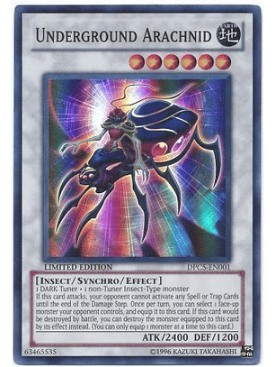 Underground Arachnid - DPC5-EN001 - Super Rare