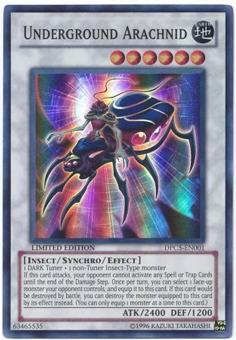 Underground Arachnid - DPC5-EN001 - Super Rare