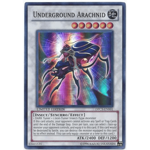 Underground Arachnid - DPC5-EN001 - Super Rare