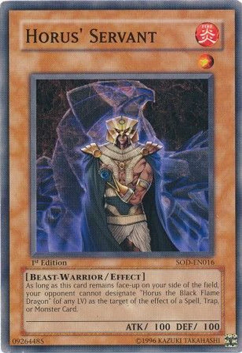 Horus' Servant - SOD-EN016 - Common