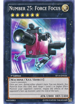 Number 25: Force Focus - SP14-EN026 - Starfoil Rare