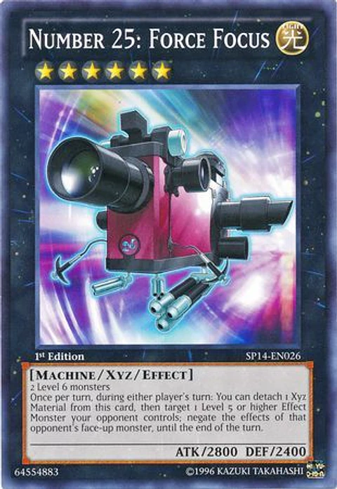 Number 25: Force Focus - SP14-EN026 - Starfoil Rare