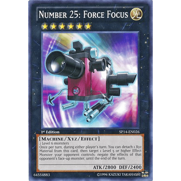 Number 25: Force Focus - SP14-EN026 - Starfoil Rare