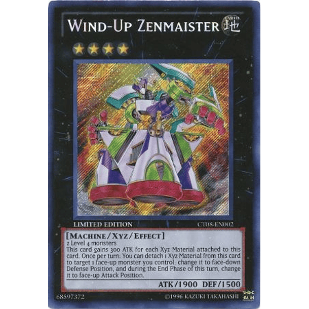 Wind-Up Zenmaister - CT08-EN002 - Secret Rare
