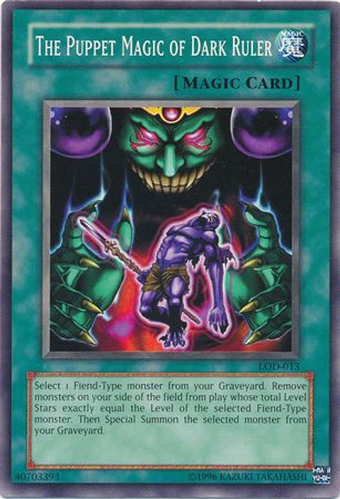 The Puppet Magic of Dark Ruler - LOD-013 - Common