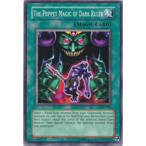 The Puppet Magic of Dark Ruler - LOD-013 - Common