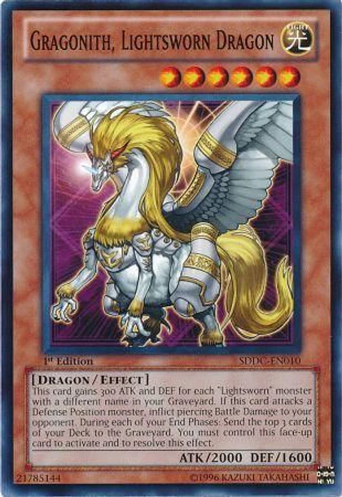 Gragonith, Lightsworn Dragon - SDDC-EN010 - Common
