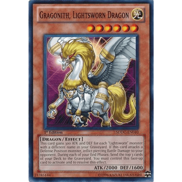 Gragonith, Lightsworn Dragon - SDDC-EN010 - Common