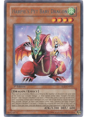 Harpie's Pet Baby Dragon - EOJ-EN013 - Rare