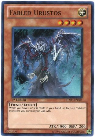 Fabled Urustos - HA03-EN001 - Super Rare 1
