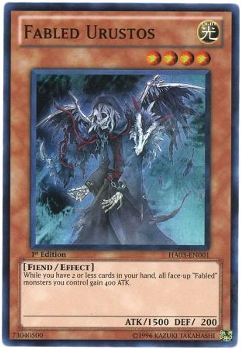 Fabled Urustos - HA03-EN001 - Super Rare