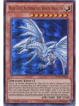 Blue-Eyes Alternative White Dragon - MVP1-EN046 - Ultra Rare (dañado)