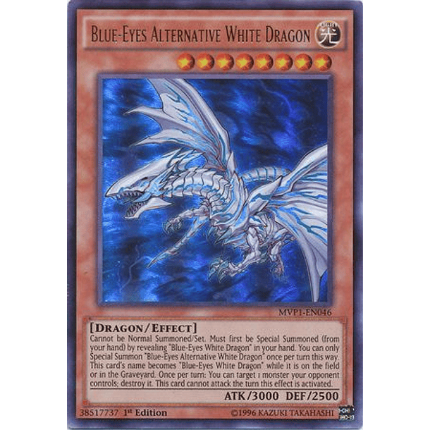 Blue-Eyes Alternative White Dragon - MVP1-EN046 - Ultra Rare (dañado)