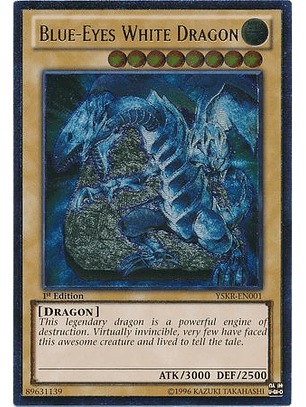 Blue-Eyes White Dragon - YSKR-EN001 - Ultimate Rare 