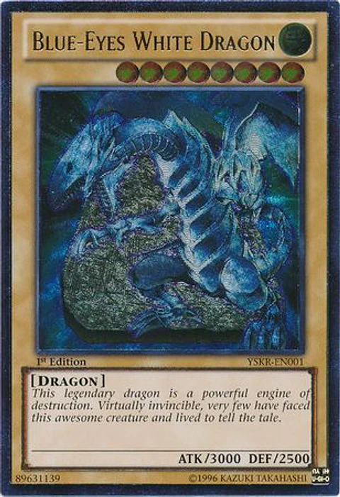 Blue-Eyes White Dragon - YSKR-EN001 - Ultimate Rare 