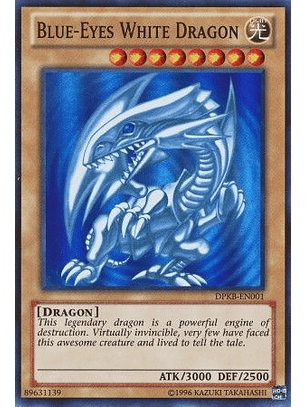 Blue-Eyes White Dragon - DPKB-EN001 - Super Rare