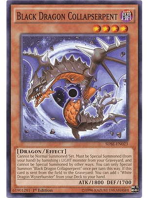 Black Dragon Collapserpent - SDSE-EN023 - Common (jugada)
