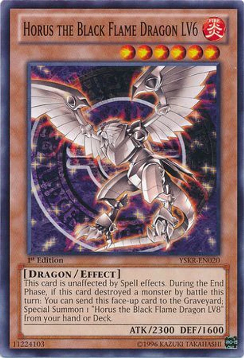 Horus the Black Flame Dragon LV6 - YSKR-EN020 - Common