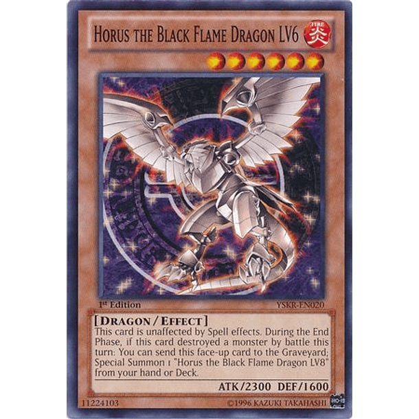 Horus the Black Flame Dragon LV6 - YSKR-EN020 - Common